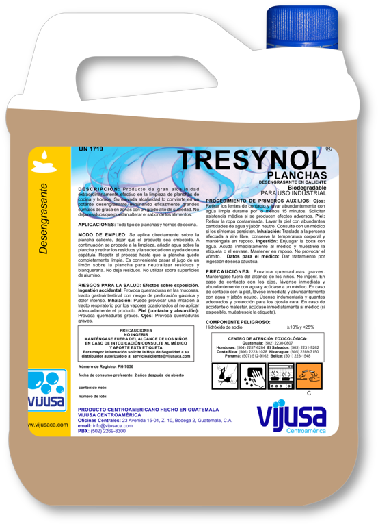 TRESYNOL PLANCHAS  (5 LITROS)                                 