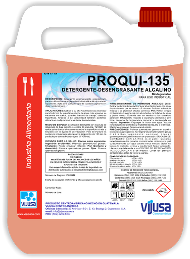 [AL0516] PROQUI-135  (5 LITROS)                               