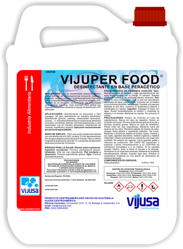 [AL0616] VIJUPER FOOD  (5 LITROS)                                