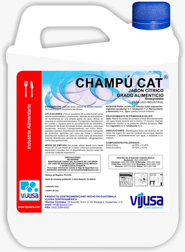 [AL0816] CHAMPÚ CAT  (5 LITROS)                                         